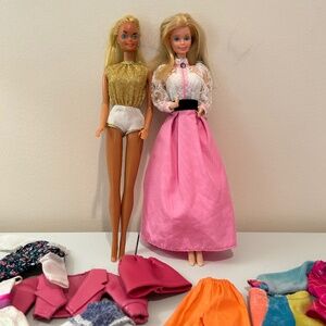 TLC Vintage Barbie Doll Lot